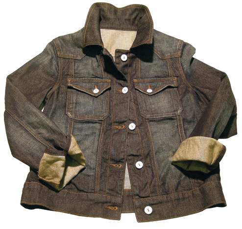 Product photo: Denim jacket model GIUBBINO.