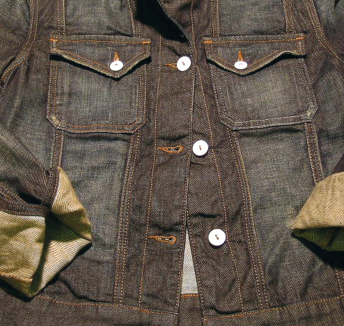 Product photo: Denim jacket model GIUBBINO.